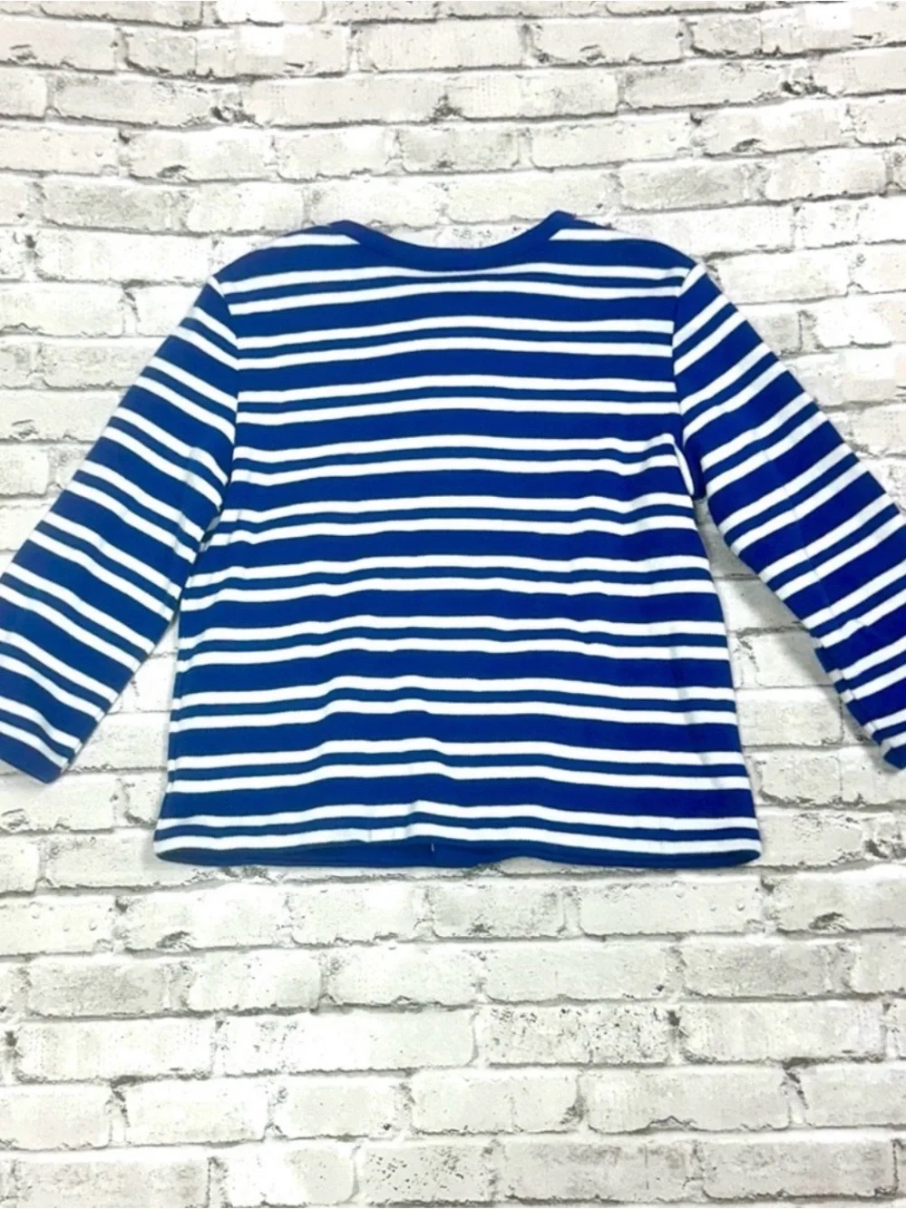 Polo Ralph Lauren Baby Reversible Cardigan 18M Blue Stripe Snap Jacket